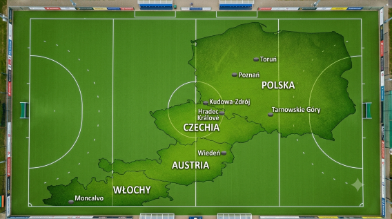 Mapa wyjazdów KS Cieszyn